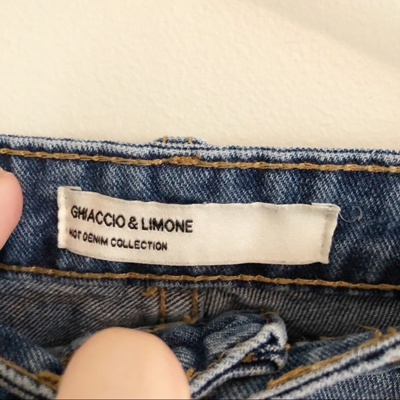 Distressed Jean Shorts - Picture 2 of 4